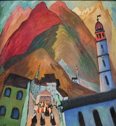 1924 Processione dei Werefkin presso Ascona
