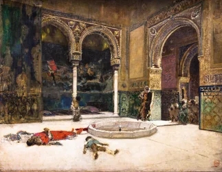 Il massacro di Abencerage, 1870 circa (olio su tela)