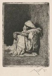 Arabo seduto (Seated Arab)
