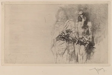 Croquis (Due figure arabe)