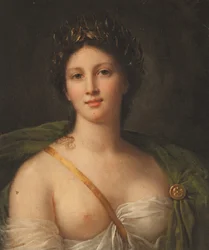 Una musa (olio su tela)