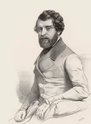 Ritratto del compositore Federico Ricci 1809-1877, 1844