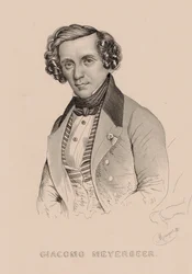 Ritratto del compositore Giacomo Meyerbeer, 1836