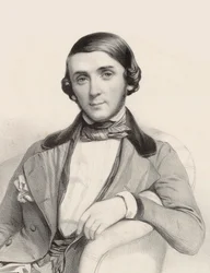 Ritratto del pianista e compositore Jean-Henri Ravina 1818-1906, ca 1845
