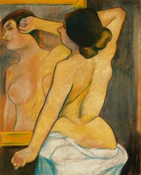 Donna nuda davanti a uno specchio, 1904