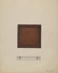 Custodia per medaglie in pelle, 1936