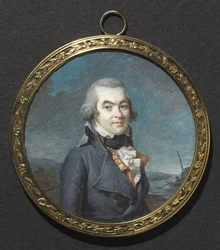 Ritratto di un uomo in un paesaggio, c. 1795