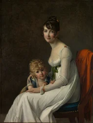 Madame Philippe Panon Desbassayns de Richemont... e suo figlio, Eugène 1800-1859, 1802