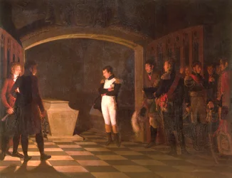 Napoleone medita davanti alla tomba di Federico II di Prussia, Potsdam, 25 ottobre 1806