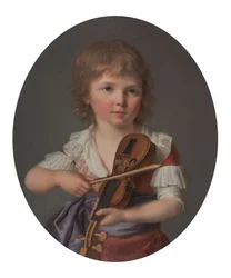 Il maestro Henri Gabiou suona il violino