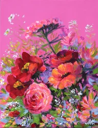 Bouquet floreale dai colori vivaci