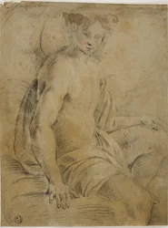 Angelo seduto