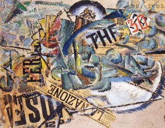 La Nazione, 65 x 51 cm. Italia, XX secolo.