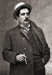 Ritratto del compositore Giacomo Puccini (1858-1924)