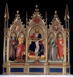 La Santissima Trinità e i santi