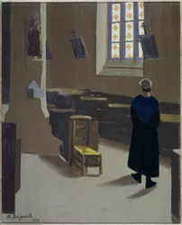 Donna in chiesa