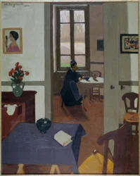 Donna in un interno