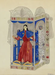 Nicho di latta con Santo Nino, c. 1937