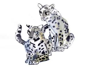 Madre e Figlio (Leopardi Arabi), 2008