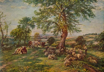 Collina e valle, c1900