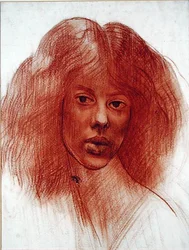 Testa di una ragazza