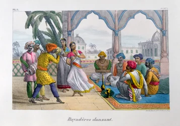 Bayadères che danzano, 1828