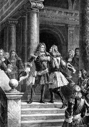 Incontro tra il maresciallo Villars e il principe Eugenio di Savoia a Rastadt, 1898