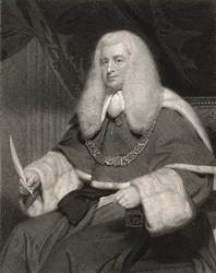 Lord Lloyd Kenyon, inciso da William Holl (1807-71) da «National Portrait Gallery, volume III», pubblicato nel 1835 circa