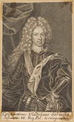 Constantinus Vladislaus Sobieski, Johannis III. Reg. Pol. tertiogenitus [Konstanty Władysław Sobieski]