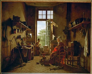 Interno di una cucina ...