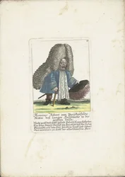 Il nano Robert von Parukenfeldt, ca. 1710