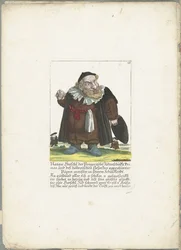 Il nano ebreo Natan Hirschl, ca. 1710
