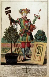 Un giardiniere