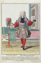 Il Parrucchiere, pubblicato ad Augusta, c.1735