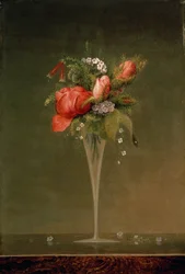 Natura morta con bicchiere di vino, 1860