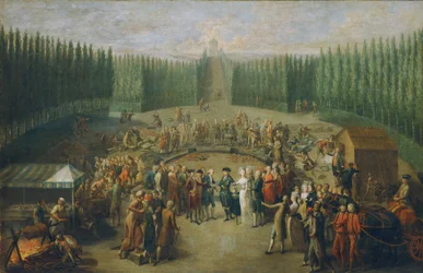 Posa della prima pietra del Tempio della Concordia a Laxenburg