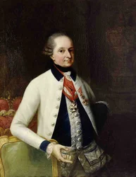 Nikolaus I, Principe Esterházy 1714-1790 in uniforme del suo reggimento di fanteria ungherese n. 33