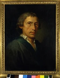 Ritratto di Giuseppe Parini (1729-1799) poeta e scrittore italiano. Dipinto di Martin Knoller (1725-1804) 1760-1770 circa. Milano