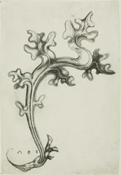 Ornamento a forma di foglia