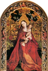 Madonna nel giardino delle rose, 1473