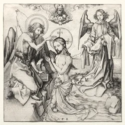 Il battesimo di Cristo nel Giordano