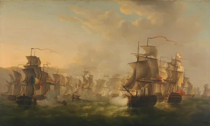 Scontro tra le flotte olandese e britannica vicino a Boulogne