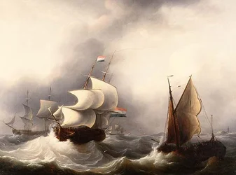 Navi in un Mare Mosso