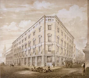 Gresham Street, Città di Londra, 1840