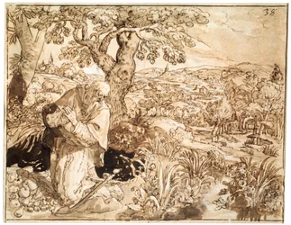 Un eremita, 1585-1586