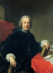 Ritratto di Pietro Metastasio vestito con una tonaca