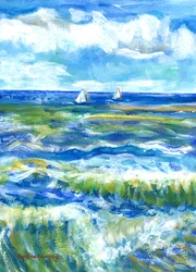 Saintes-Maries-de-la-Mer (Omaggio a Vincent van Gogh)