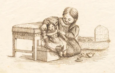 Illustrazione per "Cinquanta favole per bambini" di Hey