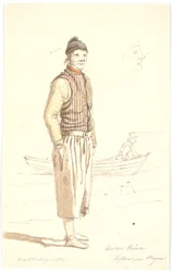 Anders Kruse. Pescatore a Skagen