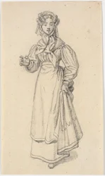 Ragazza giovane che cammina